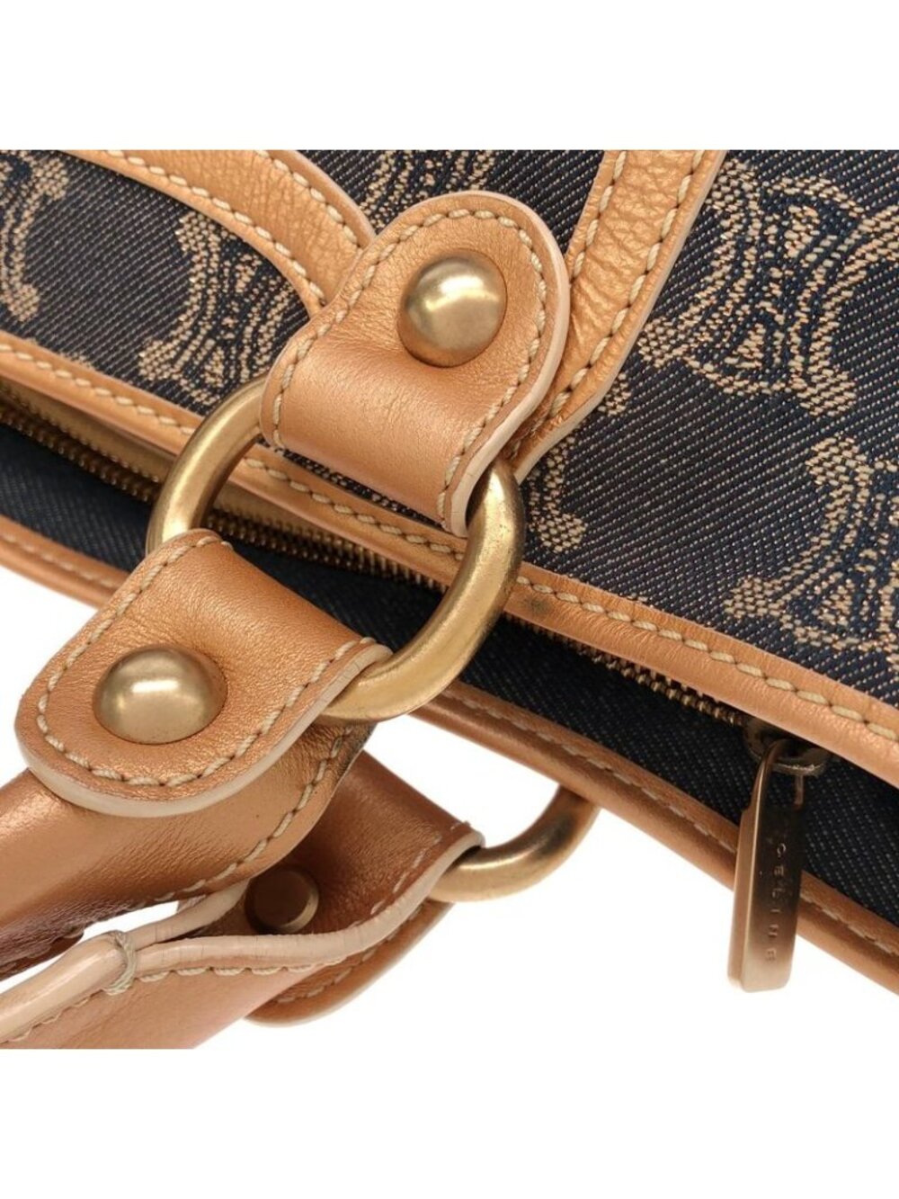 Celine Boogie Bag Handbag Navy - Picture 5 of 6